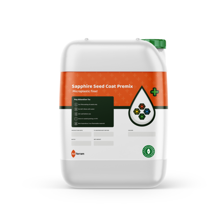 Microplastic free seed coating